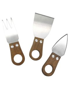NL Alpine 3pc Cheese Knife Set