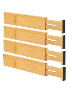 Dymon 4pk Bamboo Drawer Dividers