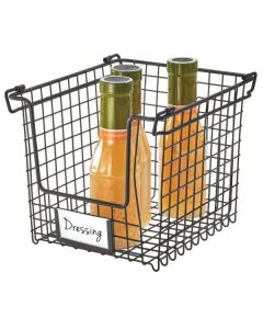 Classico Stackable Basket Black