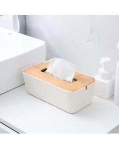 Stowe Tissue Box White