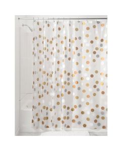 Shower Curtain Gilly Dot Metallic PEVA