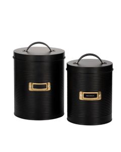 TYPHOON OTTO SET OF 2 OVAL CANISTERS