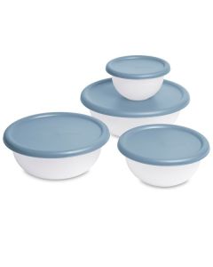 Sterilite 8-piece Covered Bowl Set