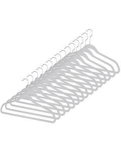Spacemaker Velvet Suit Hangers 15-pack Grey