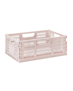 3 Sprouts Folding Crate Large Pink