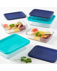 Snugfit Glass Rectangular 10pc Set