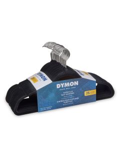 Dymon Yorkville Velvet Hangers 25pk