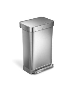 simplehuman 45L Step Can Stainless Steel