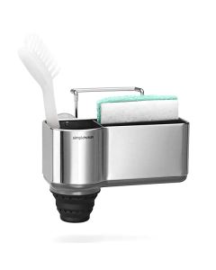simplehuman sink caddy, brushed stainless steel