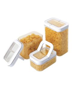Dymon Flip-lock Food Canister 3-Piece Set
