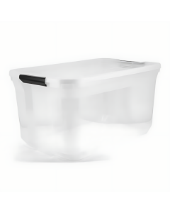 Accent Latched Tote 98L Clear