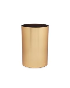 Umbra Metalla Trash Can Matte Brass