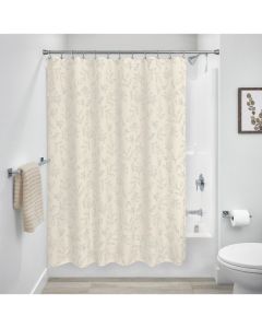 Shower Curtain Lined Leaves