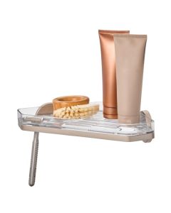 Metropolitan Corner Shower Shelf Satin