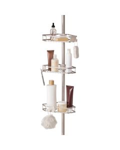Metropolitan Flat Wire Tension Pole Caddy Satin