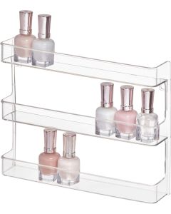Clarity Wall Mount Nail Polish Rack