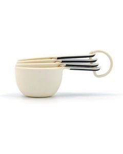 Kitchen Aid Set of 4 Measuring Cups - Cream