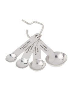 Kitchen Aid Set of 4 Stainless Steel Measuring Spoons