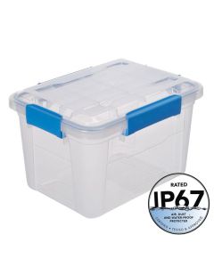ezystorage Waterproof Clear Tote 18L