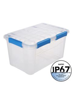 ezystorage Waterproof Clear Tote 50L