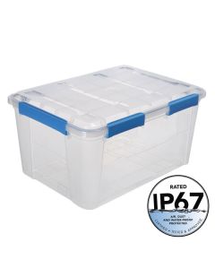ezystorage Waterproof Clear Tote 75L