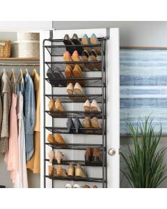Whitmor 36-Pair Over Door Shoe Rack