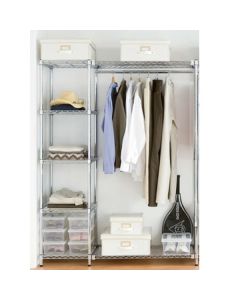 Dymon Wire Shelving Kit Guest Room