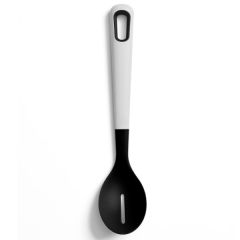 eKu-Nylon-Slotted-Spoon-Grey