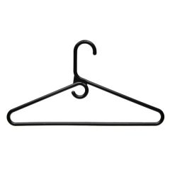 Dymon-Plastic-Clothes-Hanger-Black