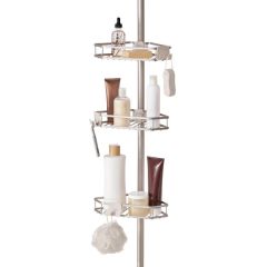 Metropolitan Flat Wire Tension Pole Caddy Satin