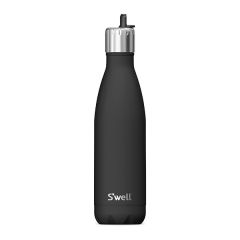 Swell 17oz Bottle w/Flip Straw Black