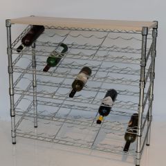 Dymon-Wire-Kit-5-Tier-Angled-Wine-Grey