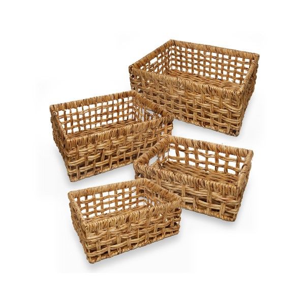 Small Wicker Fishing Basket - 7.5 x 6 x 5.5 handle - Bed Bath & Beyond -  35729344