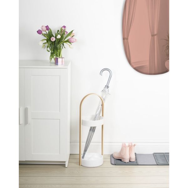 Umbra Bellwood Umbrella Stand WhiteNatural
