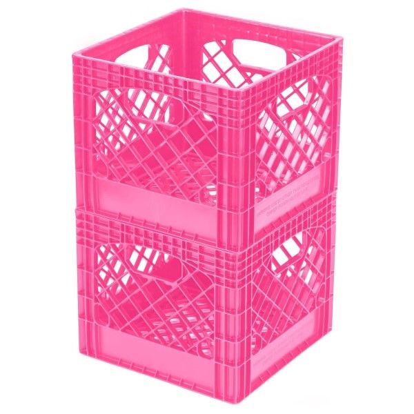 Classic Milk Crate Pink
