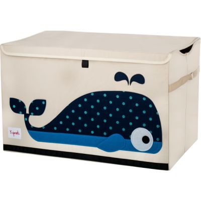 3 Sprouts Toy Chest Whale