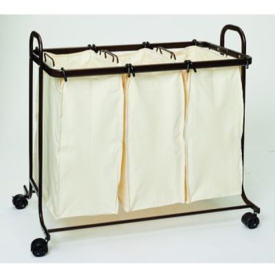 Dymon Devon Triple Laundry Sorter