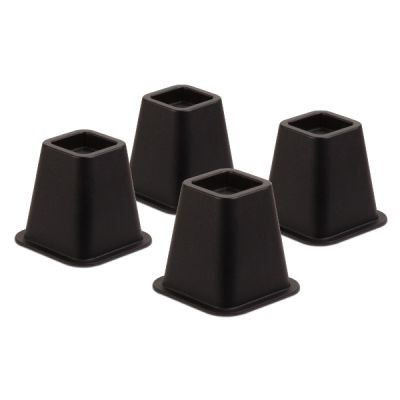 Bed Risers Set Of 4 Black