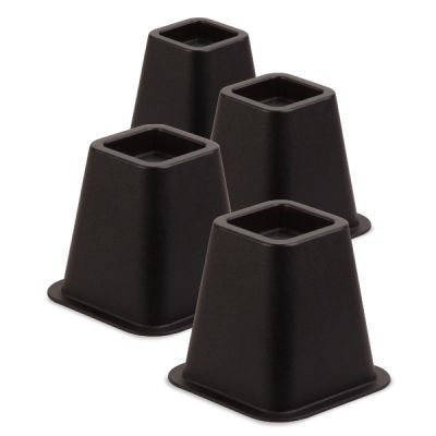 Bed-Risers--Black--Set-Of-4-2