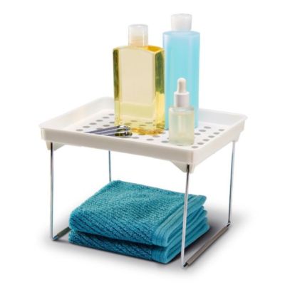 Madesmart®-Stacking-Cabinet-Shelf--Small--White-3