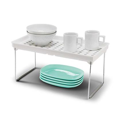 Madesmart®-Stacking-Cabinet-Shelf--Medium--White-3