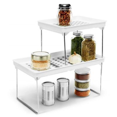 Madesmart®-Stacking-Cabinet-Shelf--Medium--White-5