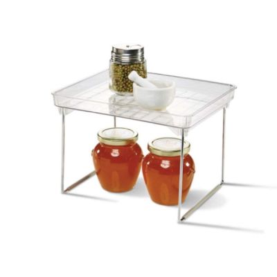 Madesmart®-Stacking-Cabinet-Shelf--Small--Clear-2