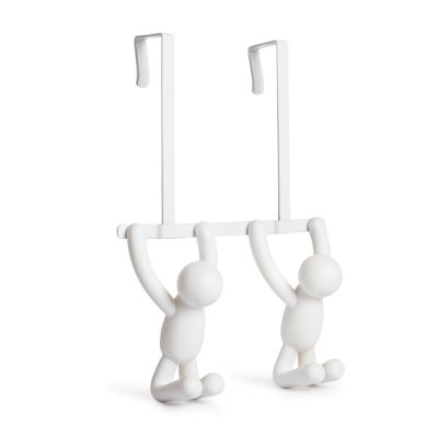 Umbra®-Buddy.--Over-Door-Double-Hook--White-2