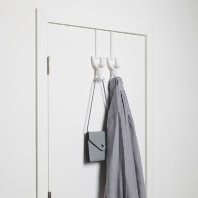Umbra®-Buddy.--Over-Door-Double-Hook--White-4
