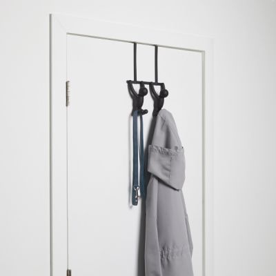 Umbra®-Buddy.--Over-Door-Double-Hook--Black-4