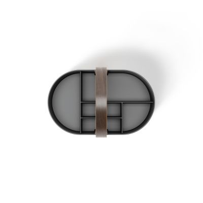 Umbra-Bellwood-Cosmetic-Caddy-Black/Walnut-3