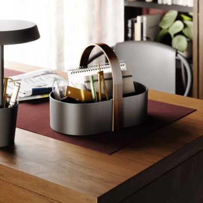 Umbra-Bellwood-Cosmetic-Caddy-Black/Walnut-7