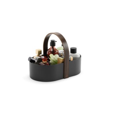 Umbra-Bellwood-Cosmetic-Caddy-Black/Walnut
