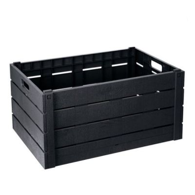 Folding Crate Wood Effect 60L - 15.8Gal